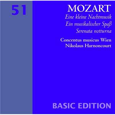 アルバム/Mozart : Serenades Nos 6 & 13, 'Serenata notturna' & 'Eine kleine Nachtmusik'/Nikolaus Harnoncourt & Concentus musicus Wien