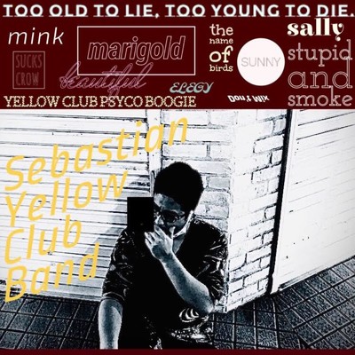 TOO OLD TO LIE, TOO YOUNG TO DIE./sebastian yellow club band