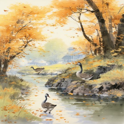 秋の川の美しさ/Ren Sakamoto