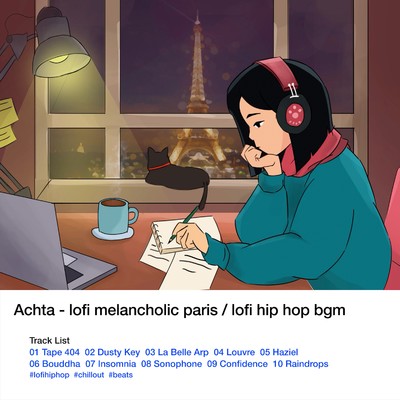 パリ・ローファイ・メランコリー (Lo-Fi Hip Hop BGM)/Achta