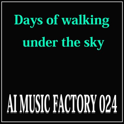 シングル/Days of walking under the sky/AI MUSIC FACTORY 024