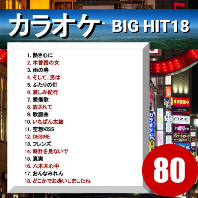 アルバム/カラオケ BIG HIT 18 80/CTA カラオケ
