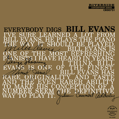 Everybody Digs Bill Evans (Mono Mix ／ Remastered 2024)/ビル・エヴァンス・トリオ