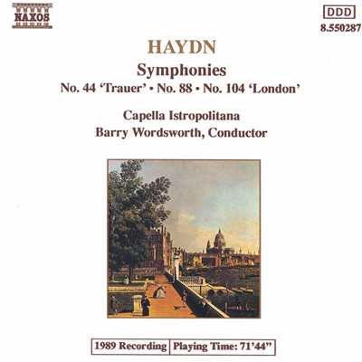 ハイドン: 交響曲第104番 ニ長調 「ロンドン」 Hob.I: 104 - I. Adagio - Allegro/カペラ・イストロポリターナ／バリー・ワーズワース(指揮)