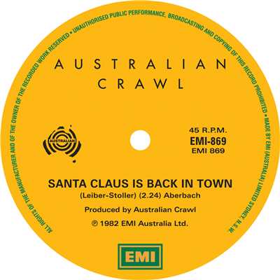 Santa Claus Is Back In Town ／ Big Fish/Australian Crawl