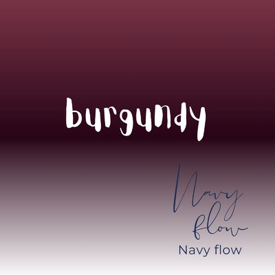 burgundy/Navy flow