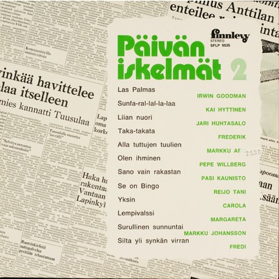 アルバム/Paivan iskelmat 2/Various Artists