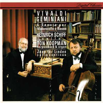 Geminiani: Cello Sonata in A minor, Op. 5, No. 6 - 1. Adagio - Allegro assai - Grave/ハインリヒ・シフ／トン・コープマン／ヤープ・テル・リンデン