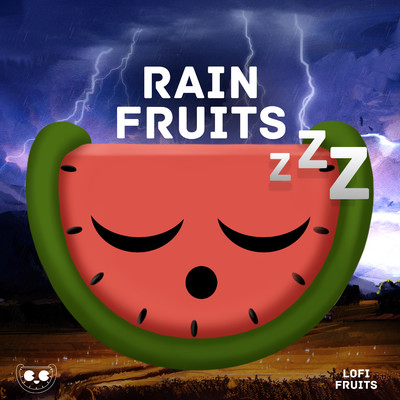 Heavy Rain at Night 10 Hours to Reduce Stress, Insomnia and Sleep Well, Pt. 98/Rain Fruits Sounds
