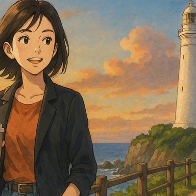 アルバム/日御碕、潮騒に染まる空 - LoFi Hip Hop 島根の初夏散歩、出雲の音と間、アインビエントな作業用BGM/Lo-Fi Yukari