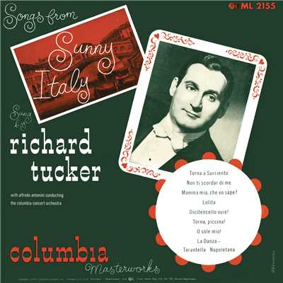 アルバム/Songs from Sunny Italy/Richard Tucker