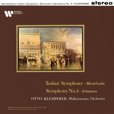 Mendelssohn: Symphony No. 4, Op. 90 ”Italian” - Schumann: Symphony No. 4, Op. 120/Otto Klemperer