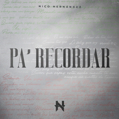 アルバム/Pa' Recordar/Nico Hernandez
