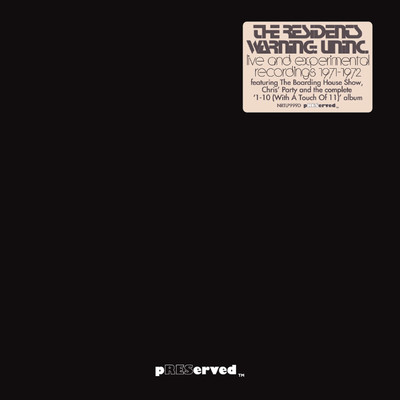 アルバム/WARNING: UNiNC.: Live And Experimental Recordings 1971-1972/The Residents