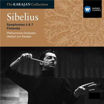 アルバム/Sibelius: Symphony Nos 4 & 7; Finlandia/Herbert von Karajan／Philharmonia Orchestra