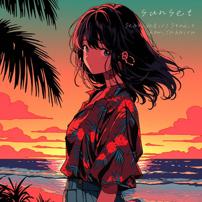 シングル/sunset(feat. komiya hairu)/Seasidegirl Studio&komiya hairu
