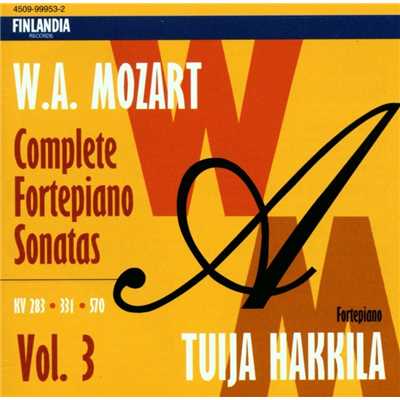 W.A. Mozart : Complete Fortepiano Sonatas Vol. 3/Tuija Hakkila