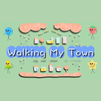 「Walking My Town！」 (feat. とよなかん)/カセダアキヒロ