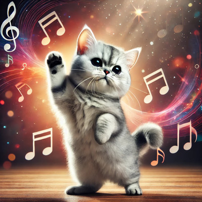 Cat dancing meow -fun music/Kuma