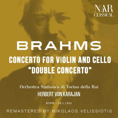 BRAHMS: CONCERTO FOR VIOLIN AND CELLO ”Double Concerto”/Bruno Maderna