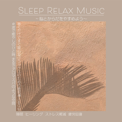 アルバム/SLEEP RELAX MUSIC ～脳とからだをやすめよう～ 聴くだけですぐ寝れるリラックスのための睡眠導入BGM α波で癒しのひと時 まるでアロマスパのような空間 睡眠 ヒーリング ストレス軽減 疲労回復/DJ Relax BGM