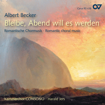 A. Becker: 2 Psalms, Op. 89 - I. Ich hebe meine Augen auf/Kammerchor CONSONO／Harald Jers