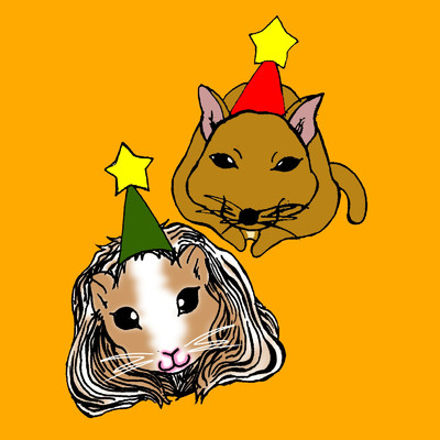 Christmas with degu and guinea pig/Kiryuu Tachibana
