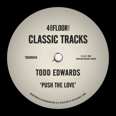 シングル/Push The Love/Todd Edwards