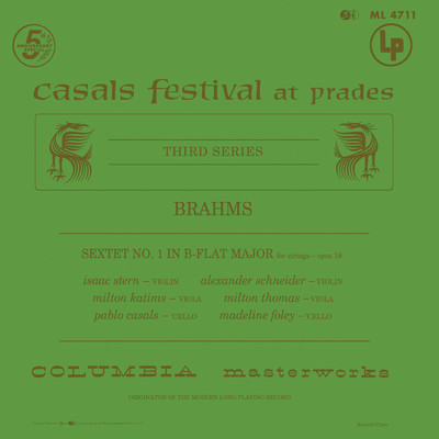 Brahms: String Sextet No. 1 in B-Flat Major, Op. 18/Isaac Stern