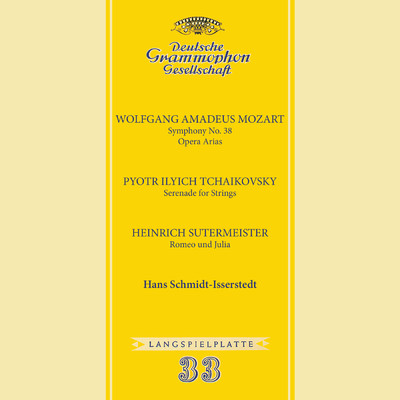 Mozart: Symphony No. 38 'Prague'; Tchaikovsky: Serenade for String Orchestra; Stutermeister: Romeo und Julia (Hans Schmidt-Isserstedt Edition 2, Vol. 13)/NDRエルプフィルハーモニー管弦楽団／ハンス・シュミット=イッセルシュテット