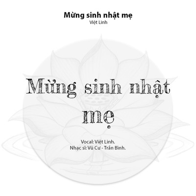 シングル/MUNG SINH NHAT ME/Viet Linh