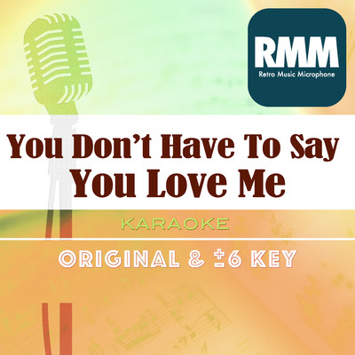 You Don't Have To Say You Love Me  (Karaoke)/Retro Music Microphone