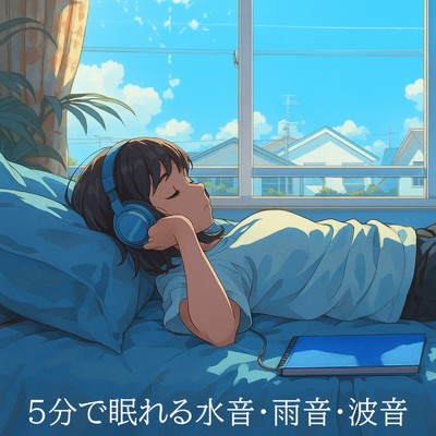 アルバム/寝落ちBGMで超熟睡-5分で眠れる水音・雨音・波音-/睡眠音楽 Deep Sleep
