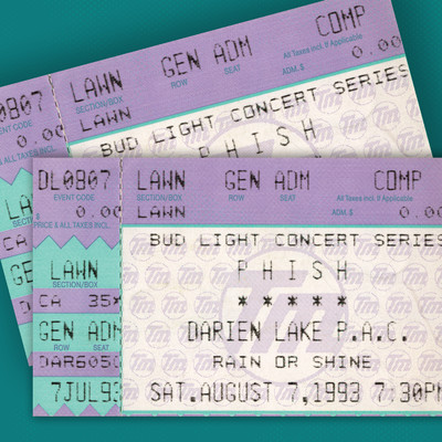 アルバム/8／7／93 Darien Lake Performing Arts Center, Darien Center, NY (Live)/Phish