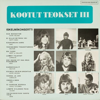 Kootut teokset III/Various Artists