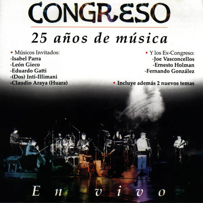 アルバム/25 Anos De Musica (Live)/Congreso