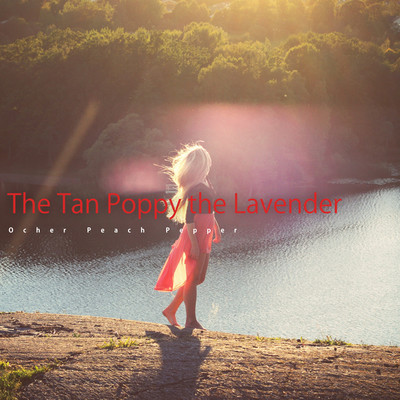 The Tan Poppy the Lavender/Ocher Peach Pepper