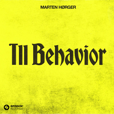 シングル/Ill Behavior/Marten Horger