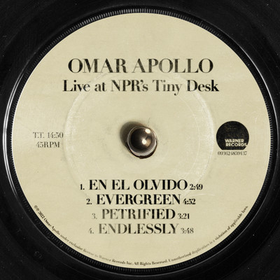シングル/Endlessly (Live At NPR's Tiny Desk)/Omar Apollo
