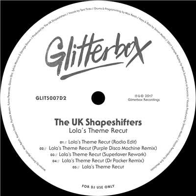 Lola's Theme Recut (Dr Packer Remix)/The UK Shapeshifters