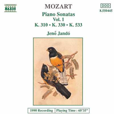 モーツァルト: ピアノ・ソナタ集 第1集 - K. 310／K. 330／K. 533/Jeno Jando