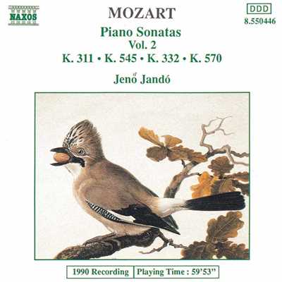 モーツァルト: ピアノ・ソナタ集 第2集 - K. 311／K. 332／K. 545／K. 570/Jeno Jando