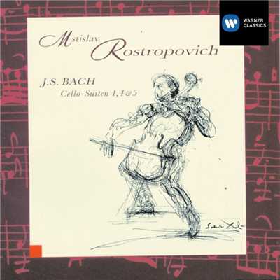 アルバム/Bach: Cello Suites Nos. 1, 4 & 5/Mstislav Rostropovich