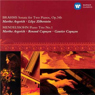 Brahms: Sonata for Two Pianos, Op. 34b - Mendelssohn: Piano Trio No. 1 (Live)/Martha Argerich