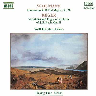 シューマン: フモレスケ, レーガー: J.S. バッハの主題による変奏曲とフーガ/ヴォルフ・ハーデン(ピアノ)