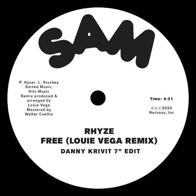 Free (Louie Vega Remix) [Danny Krivit 7” Edit]/Rhyze