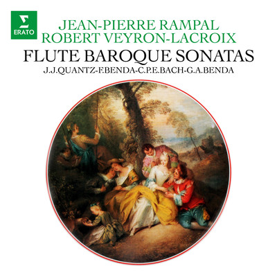 Quantz, CPE Bach, F & GA Benda: Flute Baroque Sonatas/Jean-Pierre Rampal