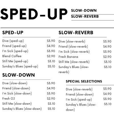 Sped-Up&Down Collections/Suguru Oyagi