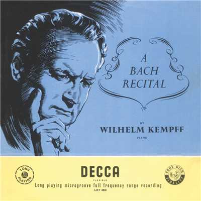 アルバム/Kempff plays Bach/ヴィルヘルム・ケンプ