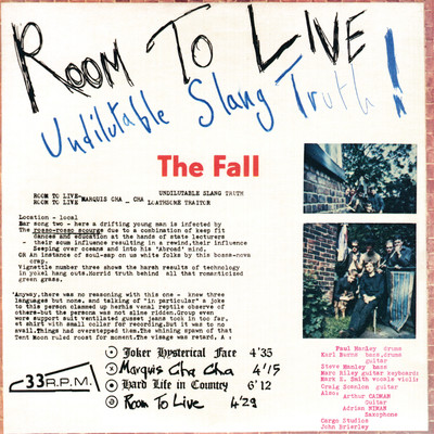 シングル/Hard Life In Country (Live, Victoria University, Wellington, New Zealand, 19 August 1982)/The Fall